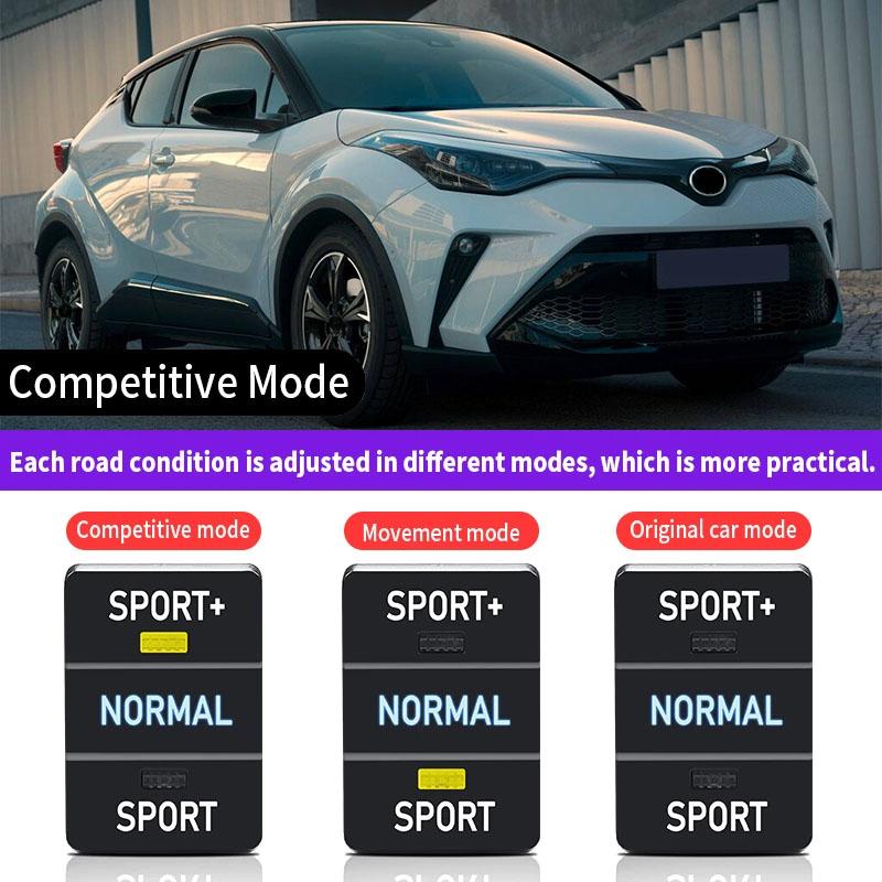 Throttle Accelerator Sports Switch Module Compatible with 18-23 Toyota C-HR to improve performance and speed up starting