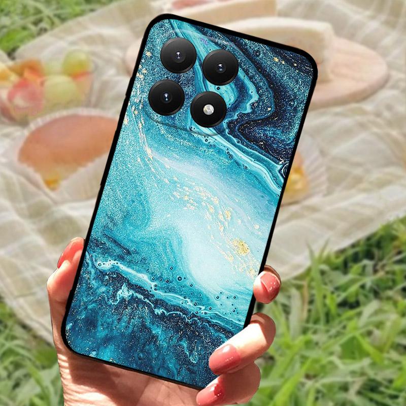 For Xiaomi 15T Case Fashion Painted Silicone Soft Protective Phone Cover For Xiaomi Mi 15 T Xiaomi15T Shockproof Bumper TPU Etui