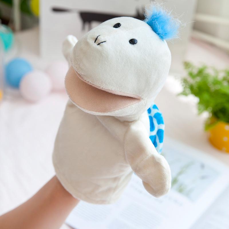 25cm Păpușă de Mână Drăguță Jucării de Pluș cu Animale Păpuși de Mână Educative pentru Bebeluși Păpușă Desen Animat pentru Joc de Rol Spunere Povești Jucărie pentru Copii