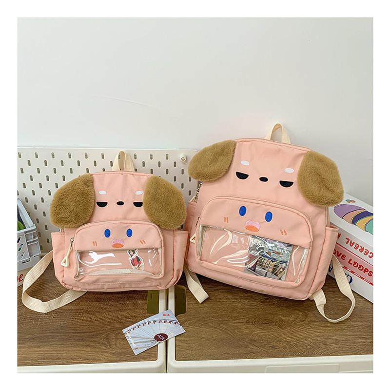 Dog Kids Cartoon Backpack Large Capacity Schoolbag Storage Book Bag Gift Cute