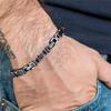 Mens vintage 5-10mm Stainless Steel Byzantine Curb Cuban Link Chain Bracelets for Men Unisex HIp-HOP Wrist Jewelry Gifts