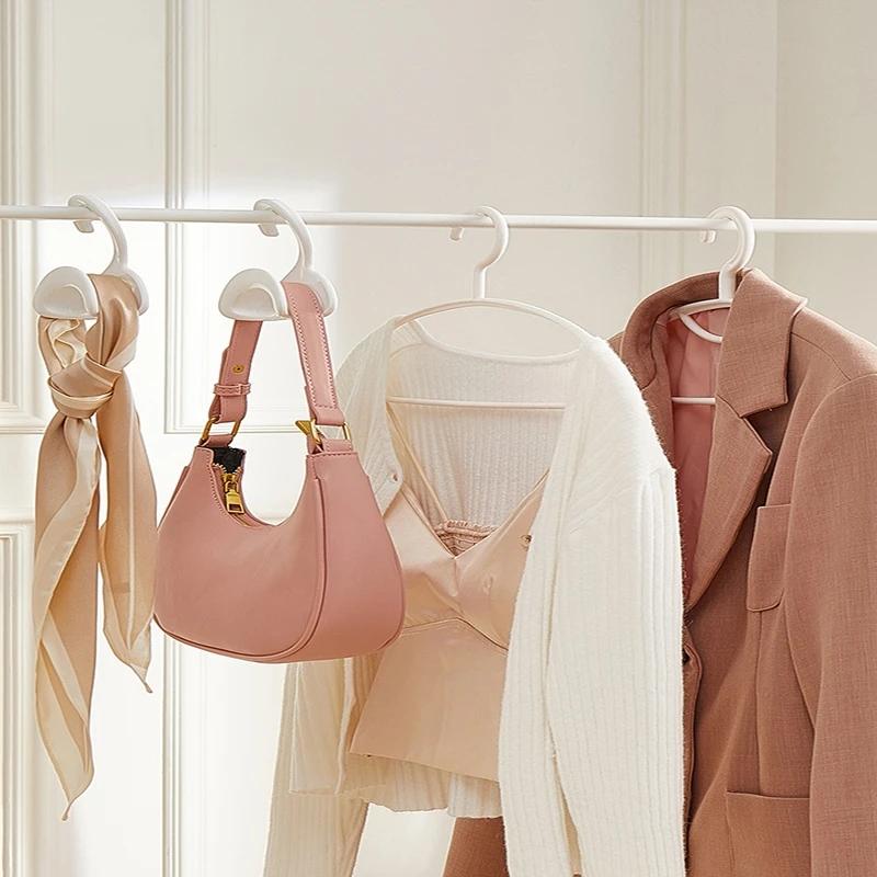 New Ins Arch Bag Hanger Hook Wardrobe Rack Multi-purpose Closet Cloth Handbag Holder Hook Hanging Storage Rack Hat Scarves Shelf