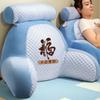 Sofa Adjustable Headboard Pillow and Waist Protection Pillow Removable, Washable, Raised, Enlarged Cushion Backrest