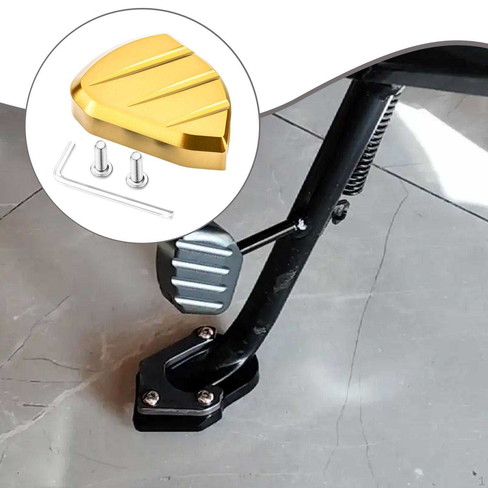 

Kickstand Pad Foot Side Stand Extension Motorcycle Enlarger ,Motorbike Accessories, for Golden