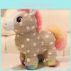 Unicorn Plush Toy Animal Figurine With Short Plush Material For Kids Gift And Collection