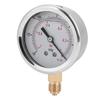 TS PGGZ604 0bar 1 4BSP Y60 Radial Oil Filled Vacuum Pressure Gauge for Petroleum Metallurgy