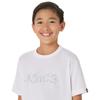 Basketball Wear Junior Practice Short Sleeve Shirt 2064A090 Unisex Children 100 140 [Asics] (Brilliant White)
