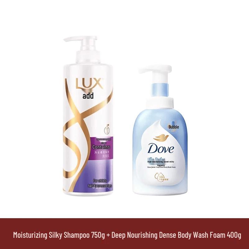 LUX Hydrating Shampoo & Deep Nourishing Shower Foam Set