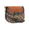 Coach Kat 21 Horse And Carriage Print PVC Saddle Bag Women Shoulder Bag Brass Black CJ393-B4AA8