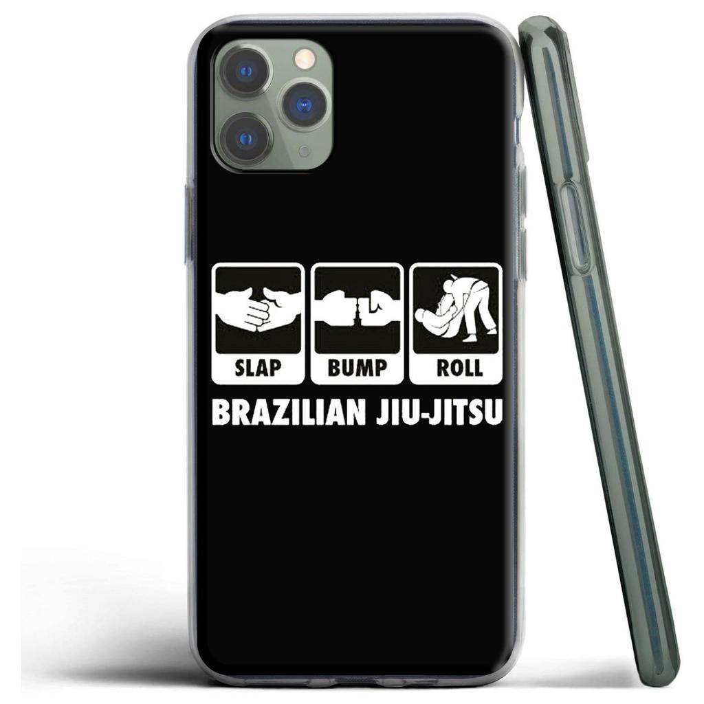 Judo Jiu Jitsu BJJ silikonové pouzdro pro Apple iPhone 12 Mini 11 Pro SE XS X XR Max 8 7 6S 6 Plus 5S
