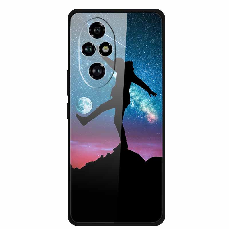 Tempered Glass Case For Honor 200 Pro Case Hard Phone Back Cover Soft Bumper For Honor 200 Pro Case Honor200 Pro 200Pro Bag Capa