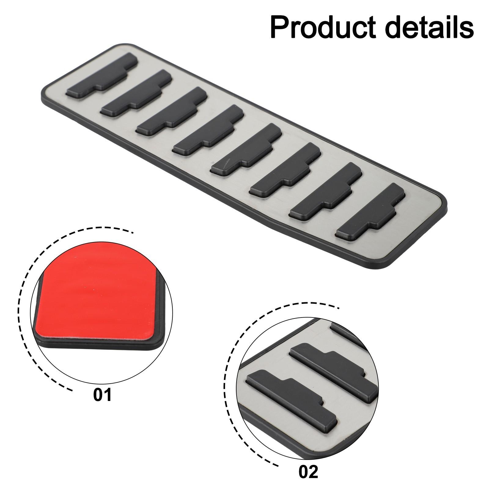 For Evoque 12-19 Automotive Foot Rest Pedal Cover Stainless Steel