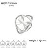 LIKGREAT Amazigh Berber Symbol Finger Ring Stainless Steel Men Women Yaz African Ethnic Tribe Religious Amulet Jewelry Gift