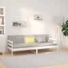 VidaXL Daybed White 90x190 Cm Solid Pine Wood 814640