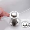 Bathroom Sink Plug Stopper Pop-Up Sink Drain Strainer Plug Sink Strainer Filter Sewer Device Shower Hair Stopper Bathroom Tool