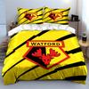"Watford Logo Bedding Set" Bedding Duvet Cover Set Duvet Cover Pillowcases  (1 * Duvet Cover 2 * Pillowcases, Without Duvet Insert)