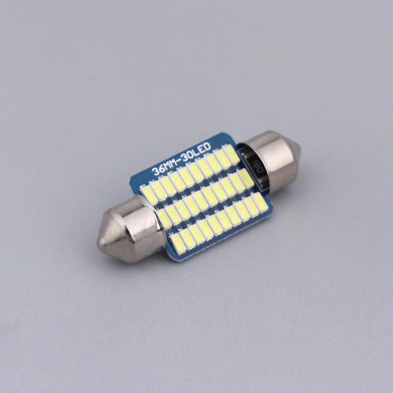 6Pcs C5W Led Bulbs Canbus Festoon Led For Car Interior Dome Trunk License Plate Lights 12V 300Lm 6500K White