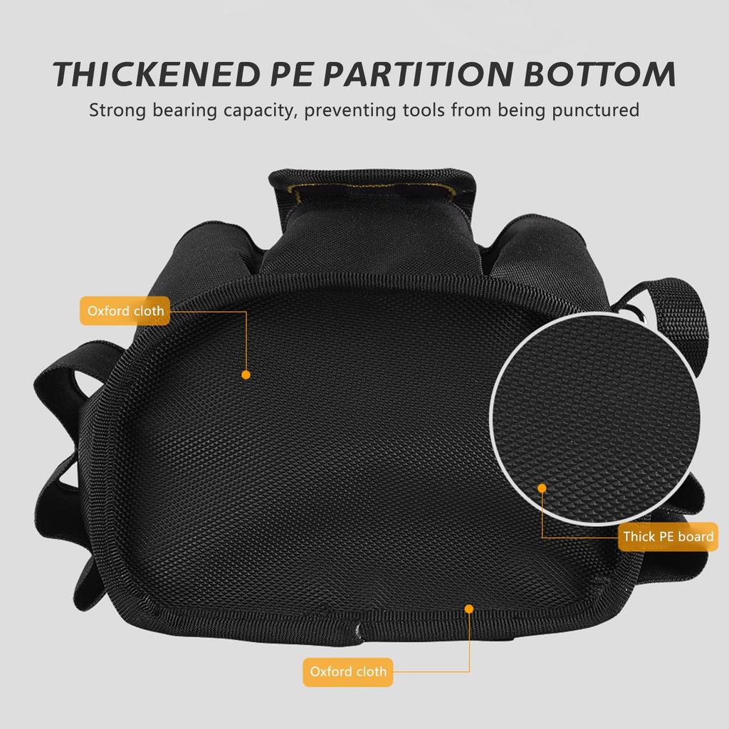 Hardware Tool Storage Belt Bag with Durable & Strong Oxford Cloth Material for All Kinds of Maintenance Work