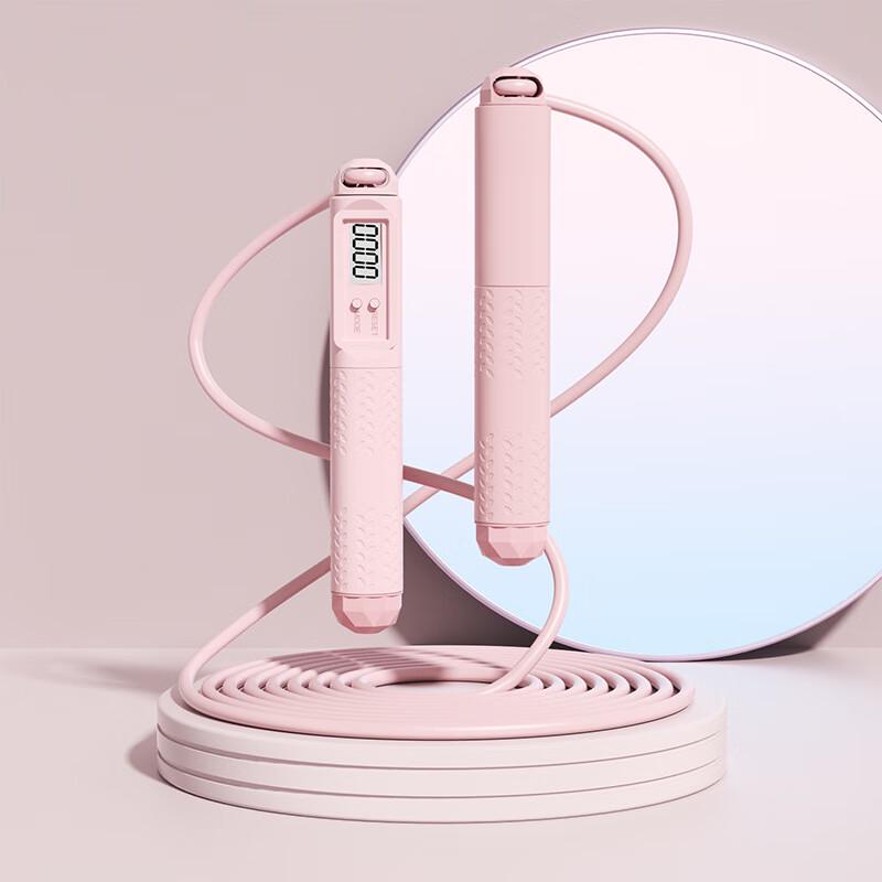 Electronic Weighted Counting Jump Rope with Steel Wire