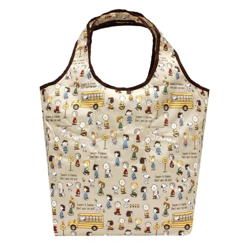 Sifre Foldable Cooler/Insulated Eco Bag ECO0416 Women's PN125. Bus Stop Brown, Medium