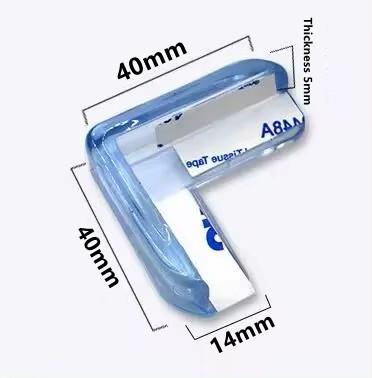 4/8/12/16PCS Baby Safety Silicone Protector Table Corner Edge Protection Cover Electric Socket Children Anticollision Guards