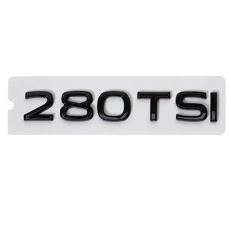 3D ABS 280TSI 380TSI Car Body Side Emblem Auto Rear Trunk Badge Sticker For VW Golf Passat Jetta Tiguan Polo Vento Lavida MK4