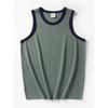American-Style Fitness Tank Top for Men, Cotton Workout Vest for Summer, Foreign Trade Men's Basketball Sleeveless T-Shirt