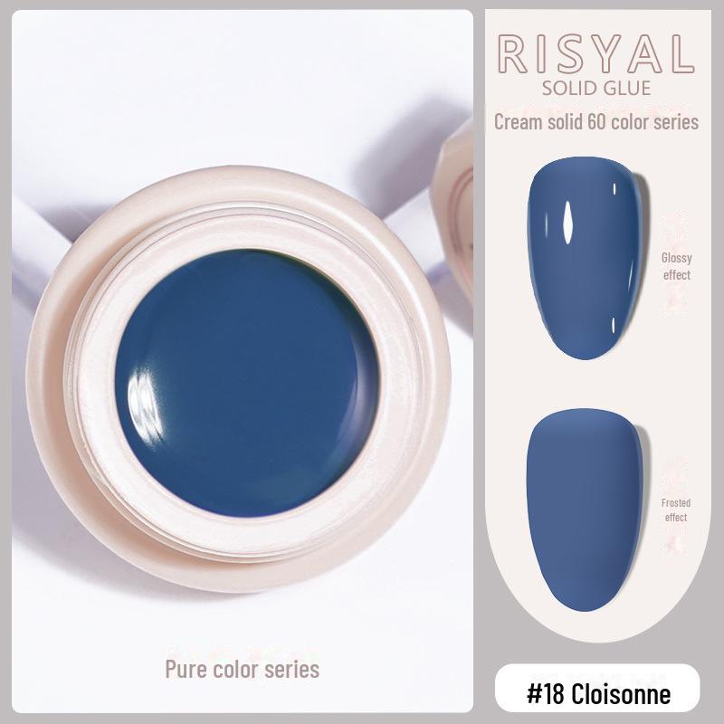 

Лак для ногтей Ice-Clear Solid Cat s Eye - Гладкий кремовый цветной клей null