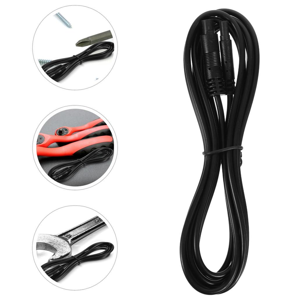 LABRIMP Car Rear View Camera Cable Reverse Camera Extension Cable Repair Rear Camera Extension Cable Dashcam Cable Black Plastic Metal
