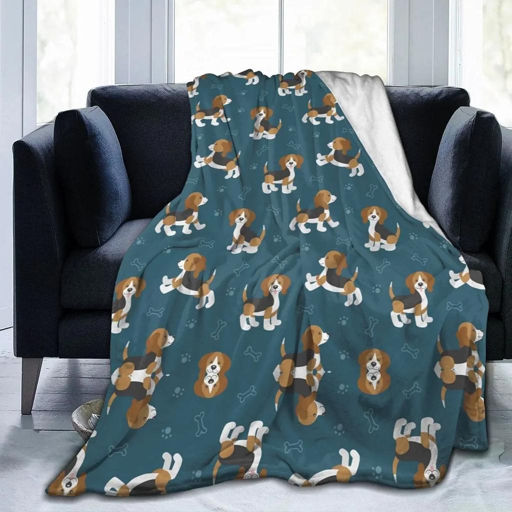Boston Terrier Blanket Soft Cozy Boston Terrier Cute Puppy Dog Throw Blanket for Kids Girls Women Adults Boston Dog Lover Gifts