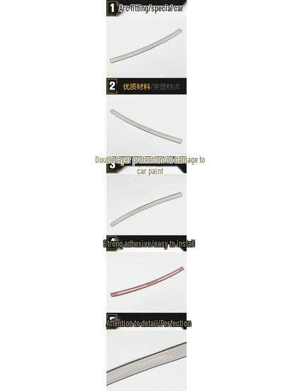 Neuer Tiida Heckschutz Zierleiste: Kompatibel mit 11 Modellen für Innen- und Außen-Upgrades