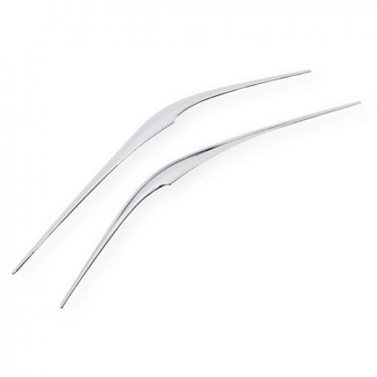 For Mazda CX-5 CX5 KF 2017-2025 Chrome Front Light Lamp Headlight Strip Trim