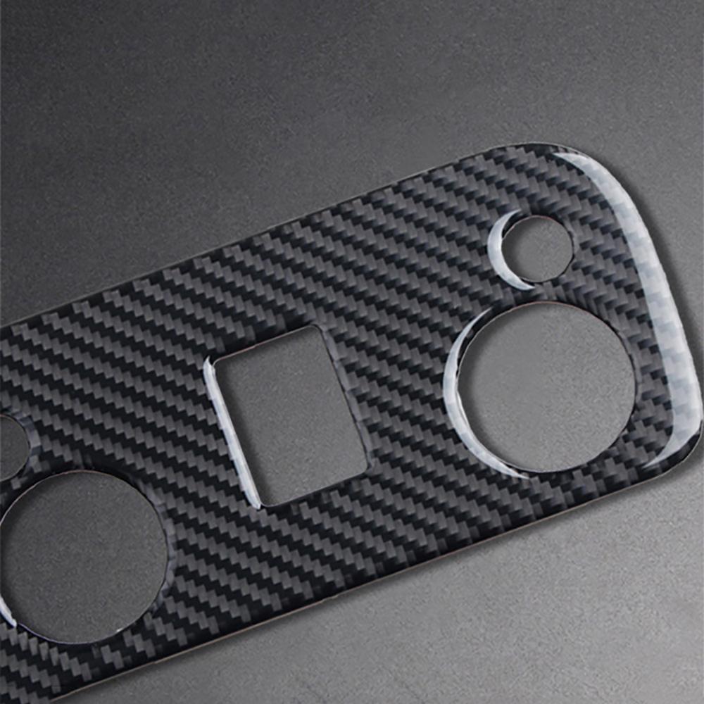For Ford Mustang 2015-2021 Roof Reading Lamp Light Cover Trim Carbon Fiber Style