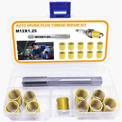 Nástroje pro opravu závitových otvorů Kovové Vložky X 1.25 Závitník X 1.25 14mm