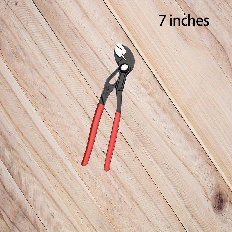 Water Pump Pliers Quick-Release Plumbing Pliers Pipe Wrench Adjustable Water Pipe Clamp Pliers Household Hand Tools