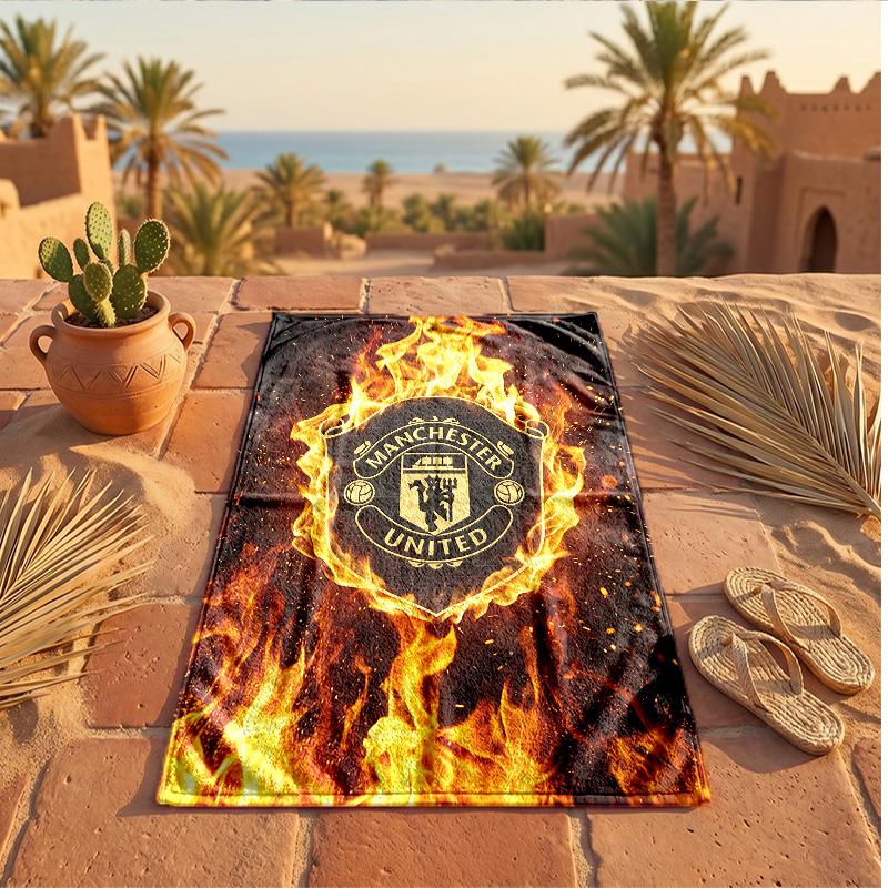 Asciugamano da Spiaggia in Microfibra Manchester United FC Asciugatura Rapida Assorbente Grande Asciugamano per Spiaggia Nuoto Viaggio