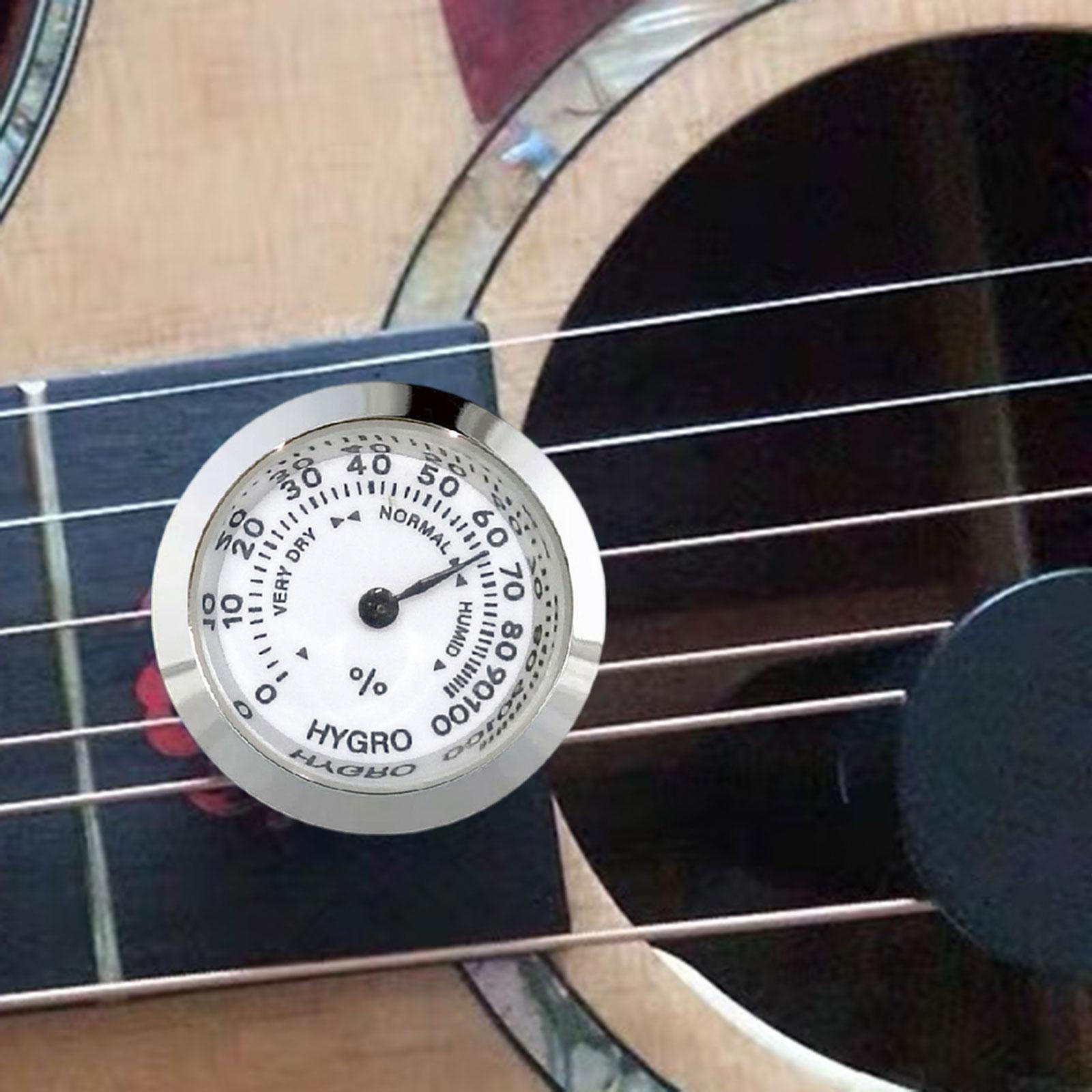 

Mechanical Hygrometer Analog Humidity Meter Gauge with Large Numbers for Home Greenhouse Silver 27mm