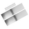 Door Metal Kick Plate Long Lasting Stainless Steel Protection Installation Suitable for Indoor and Outdoor Use