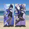 Game Genshin Impact Clorinde Towel Sports Quick Dry Travel Camping Gear Sandproof Soft Light Large Beach Towel