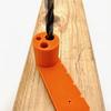 Markierwerkzeug Gezahnte Kante Rutschfestes Design Doppelte Skala Bohrführungslöcher Holzbearbeitung Messlineal DIY Holzbearbeitungszubehör
