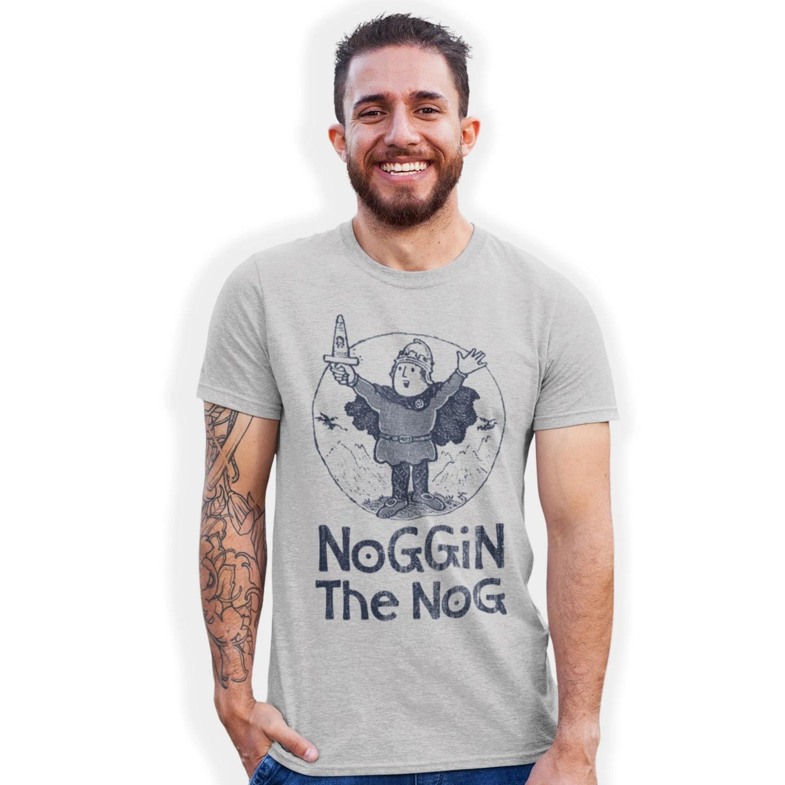 Noggin The Nog Retro 1960s Kids TV Hand Printed T-Shirt Birthday Gift 3XL
