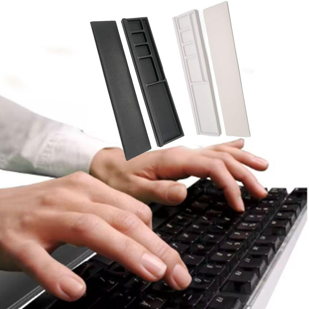 Soft Wrist Rest Pad Storage Space Keyboard Wrist Rest Ergonomic Hand Support  Mechanical Keyboard