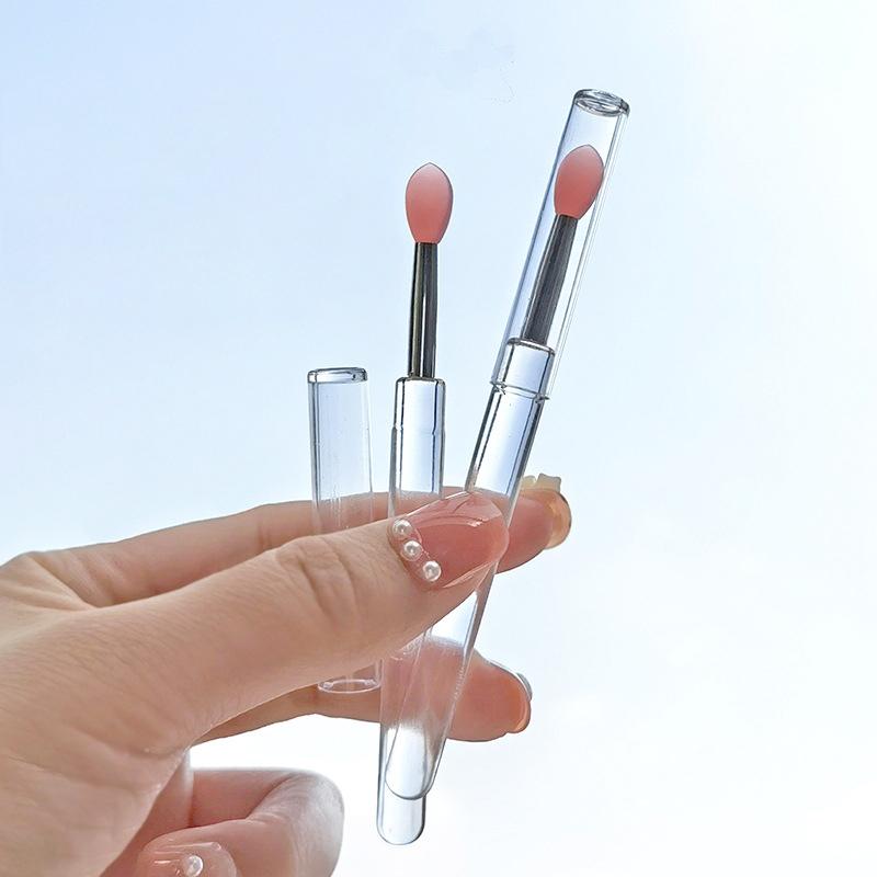 Portable Lip Brush Multifunctional Soft Silicone Head Lip Balm Lipstick