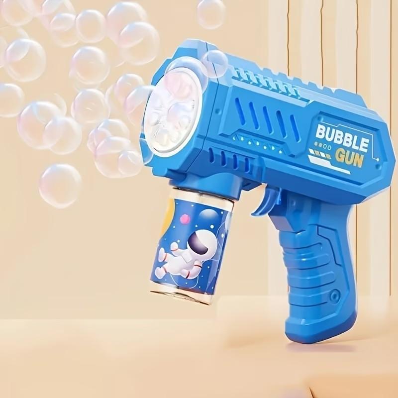LED Colorful Bubble Machine Children s Toy Electric Bubble Machine Christmas Gift Party Supplies (Liquid and Batteries Not Included)