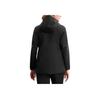 FILA Warm Versatile Hooded Jacket Two-Piece Set Women tops Deep-Black A11W517706FBK