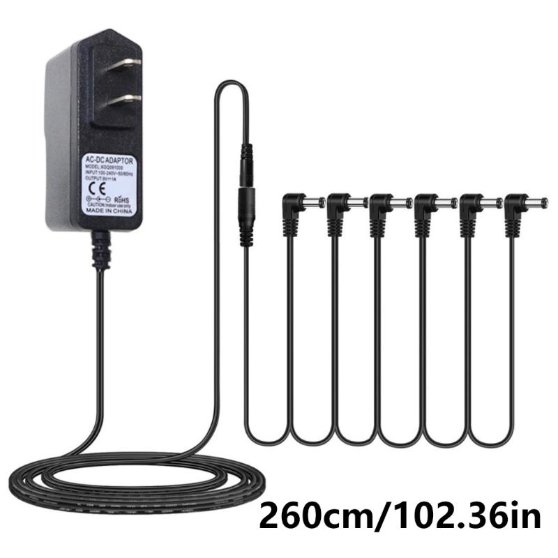 Power Supply Accepted Power Adapter for Christmas Holiday Village Lighting 4.5V Adapter with 6 Outlets