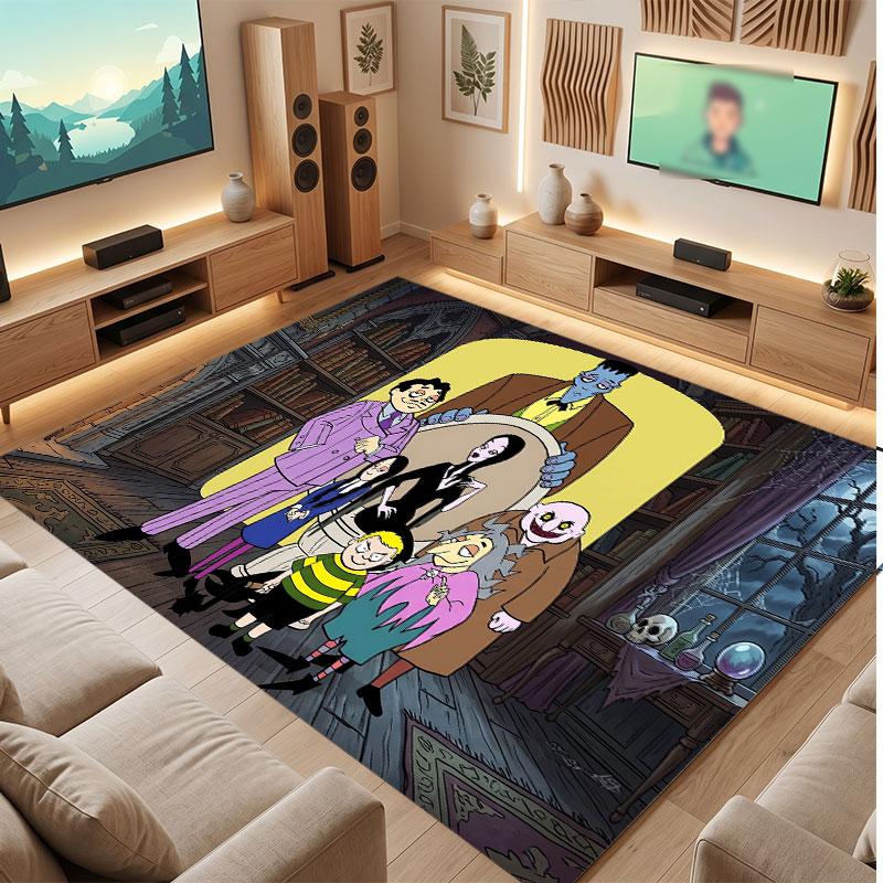 The Addams Family Rug Soft Thick Non Slip Floor Carpet for Bedroom Living Room Home Decor