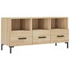 VidaXL Meuble TV chêne sonoma 102x36x50 cm bois d'ingénierie 829039