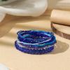 Boho Perlenarmband Instagram-inspiriert Nischenstil Farbblock-Stapelarmband-Set