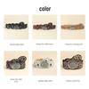 Women's Retro Wasteland-Style Oval Eyelet Waist Belt Dress